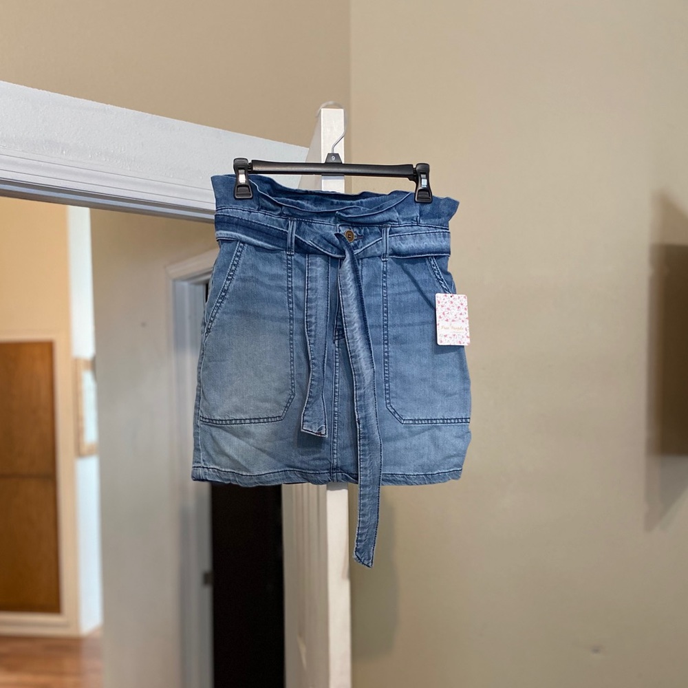 Free People Denim Skirt